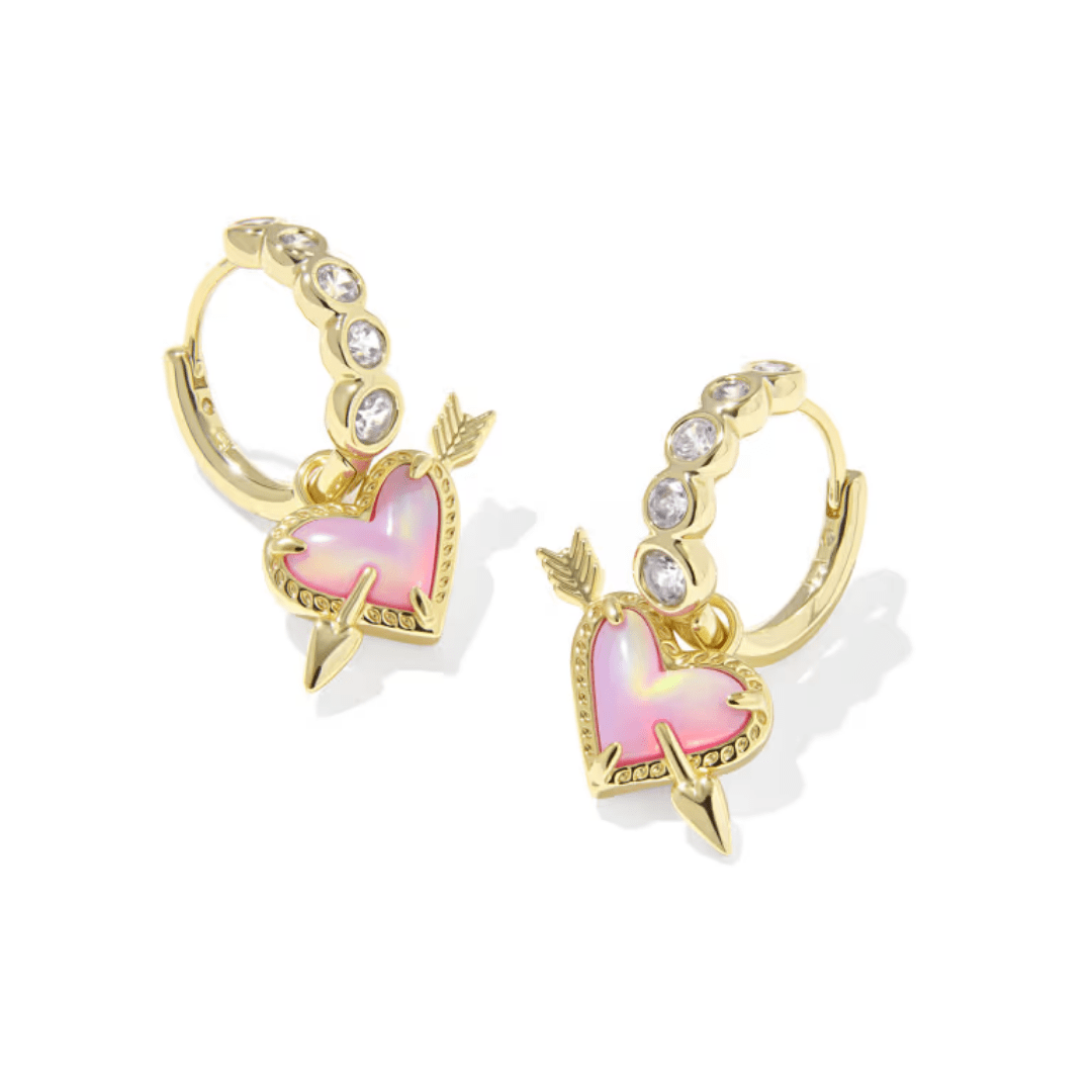 Kendra Scott Ari Heart Arrow Huggie Earrings - Kendra Scott