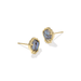 Kendra Scott Brynne Gold Shell Stud Earrings - Kendra Scott