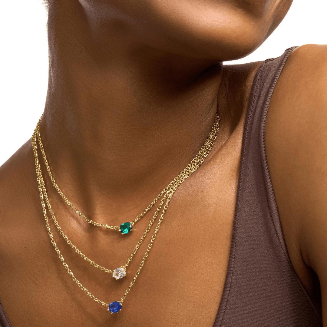 Kendra Scott Cailin Crystal Necklace - Gold - Kendra Scott