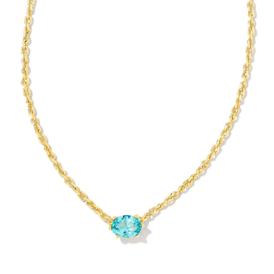 Kendra Scott Cailin Crystal Necklace - Gold - Kendra Scott