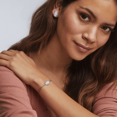 Kendra Scott Elaina Drusy Bracelet - Rhodium - Kendra Scott