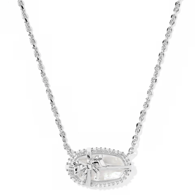 Kendra Scott Elisa Bow Necklace - Silver - Kendra Scott