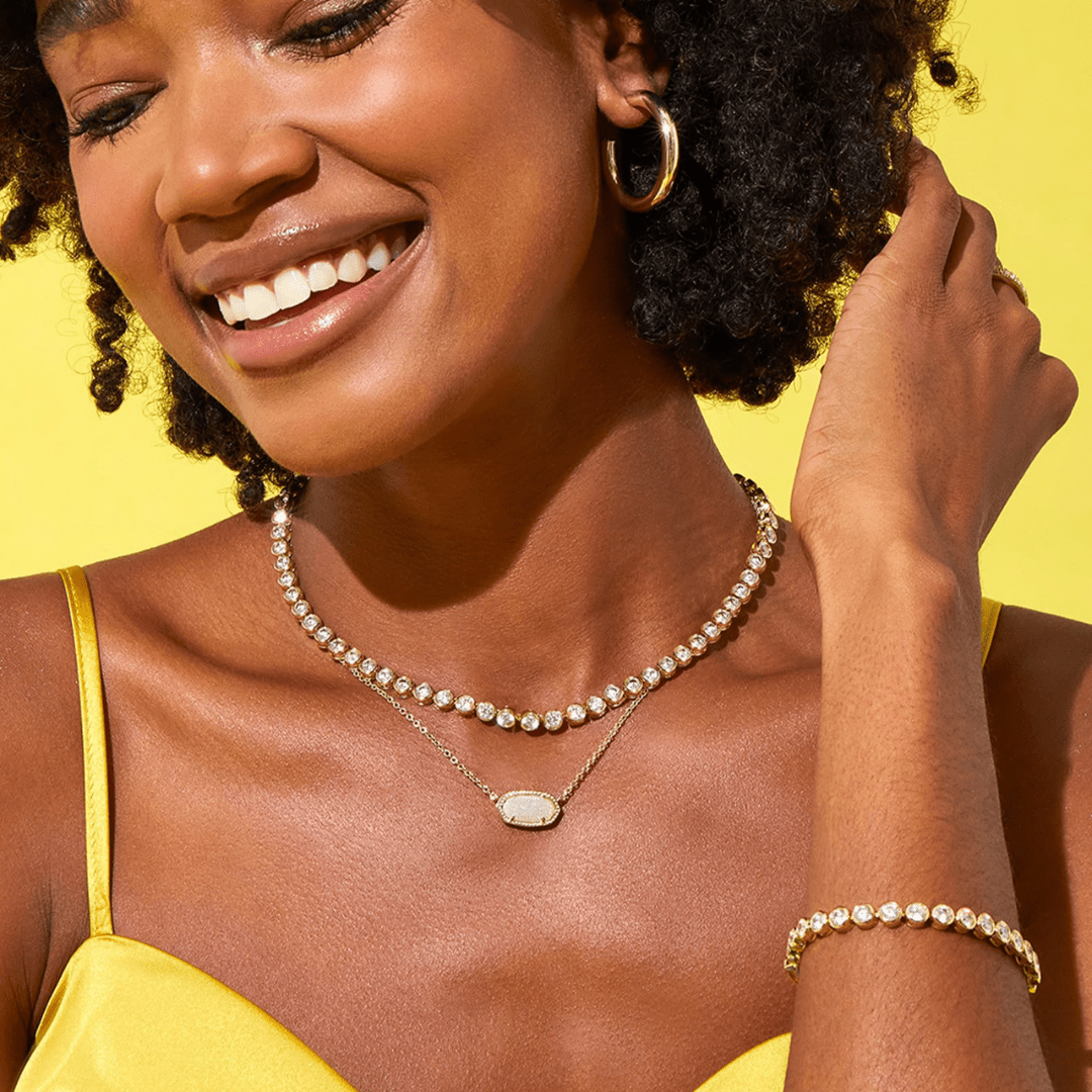 Kendra Scott Elisa Drusy Necklace - Gold - Kendra Scott