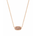 Kendra Scott Elisa Drusy Necklace - Rose Gold - Kendra Scott