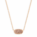 Kendra Scott Elisa Drusy Necklace - Rose Gold - Kendra Scott