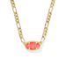 Kendra Scott Elisa Figaro Gold Chain Short Pendant Necklace - Kendra Scott