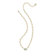 Kendra Scott Elisa Figaro Gold Chain Short Pendant Necklace - Kendra Scott