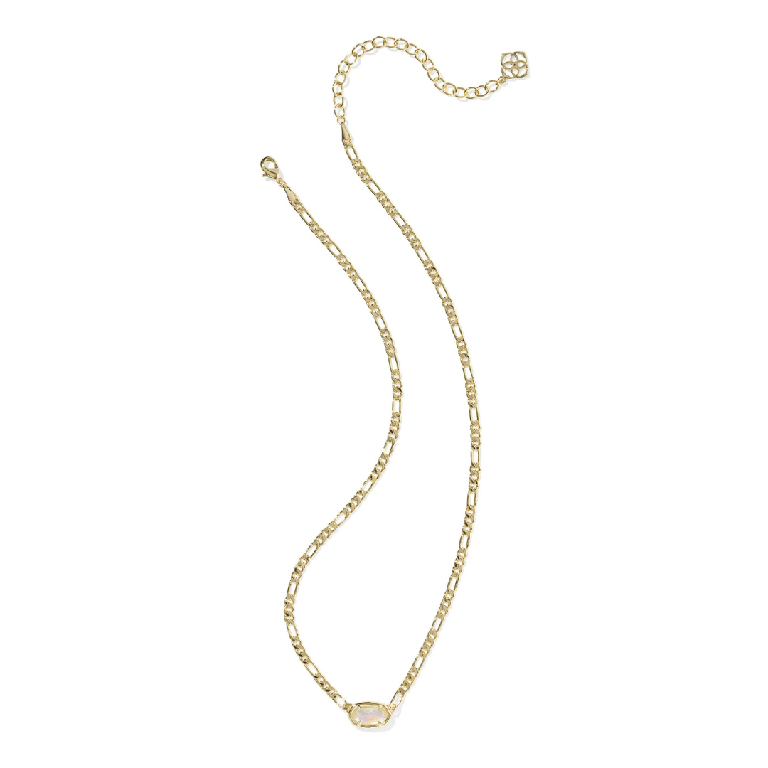 Kendra Scott Elisa Figaro Gold Chain Short Pendant Necklace - Kendra Scott