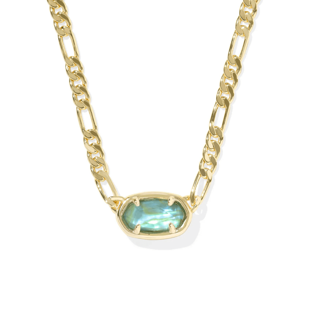 Kendra Scott Elisa Figaro Gold Chain Short Pendant Necklace - Kendra Scott