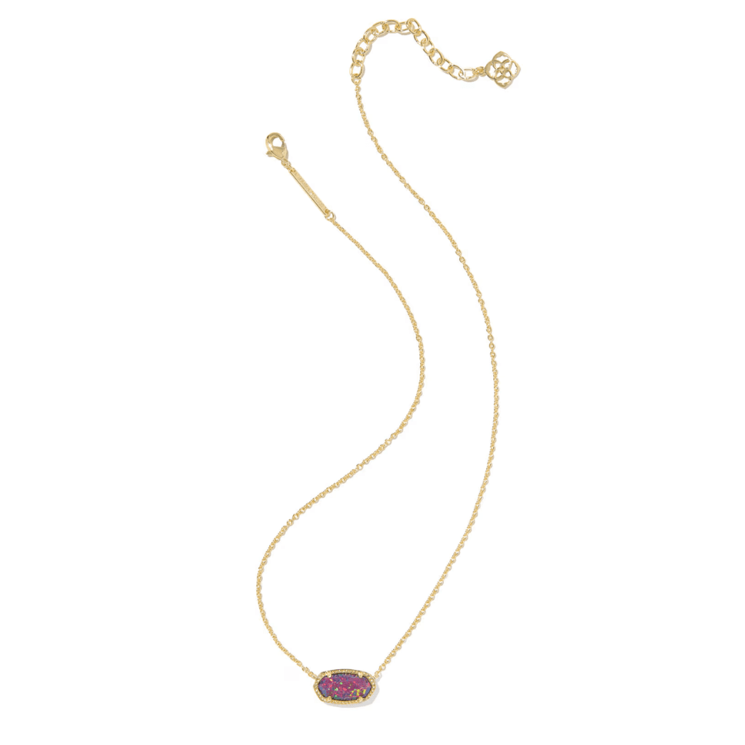 Kendra Scott Elisa Kyocera Opal Necklace - Gold - Kendra Scott