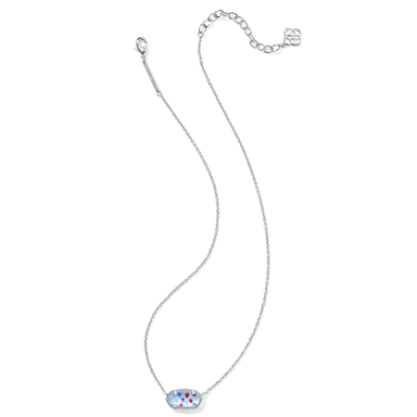 Kendra Scott Elisa Necklace - Silver - Red White Blue Star Illusion - Kendra Scott