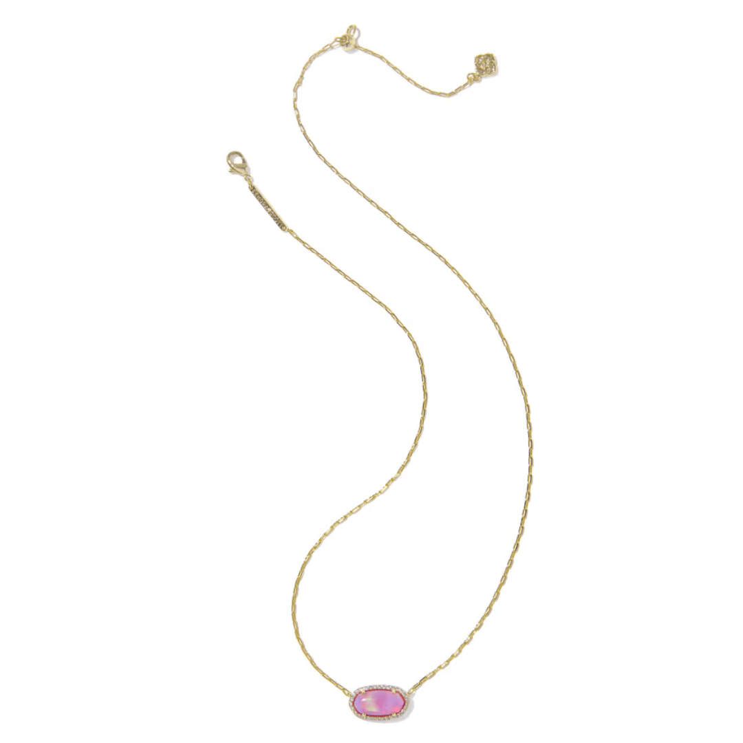 Kendra Scott Elisa Pave Frame Necklace - Kendra Scott