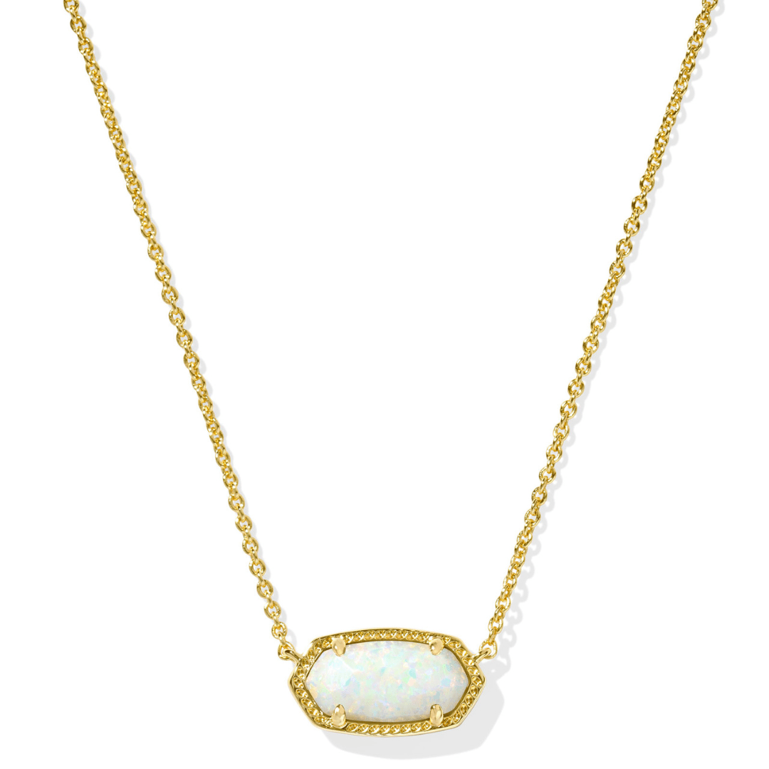 Kendra Scott Elisa Short Pendant Necklace - Gold - Kendra Scott