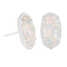 Kendra Scott Ellie Opal Stud Earrings - Rhodium - Kendra Scott