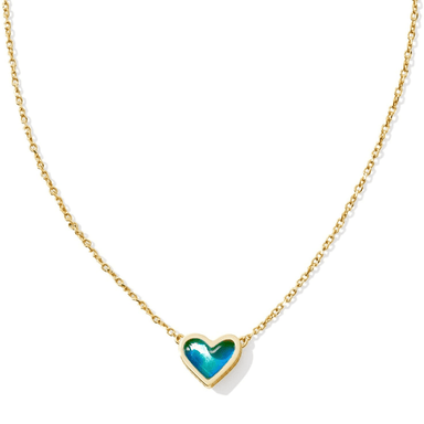 Kendra Scott Framed Ari Heart Necklace - Gold - Kendra Scott