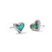Kendra Scott Framed Ari Heart Stud Earrings - Rhodium - Kendra Scott
