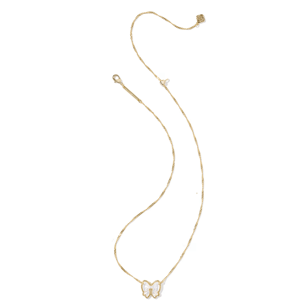 Kendra Scott Haley Bow Necklace - Gold - Kendra Scott