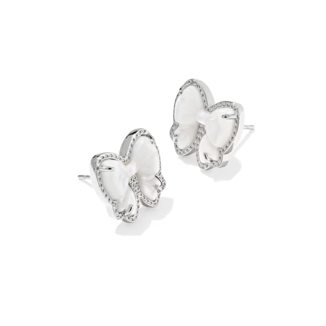 Kendra Scott Haley Bow Stud Earrings - Silver - Kendra Scott