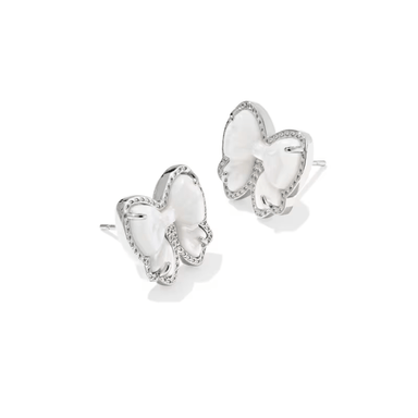 Kendra Scott Haley Bow Stud Earrings - Silver - Kendra Scott