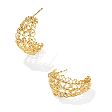 Kendra Scott Krista Lace Huggie Earrings - Kendra Scott