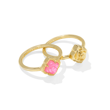Kendra Scott Mallory Rose Ring Set - Gold - Kendra Scott