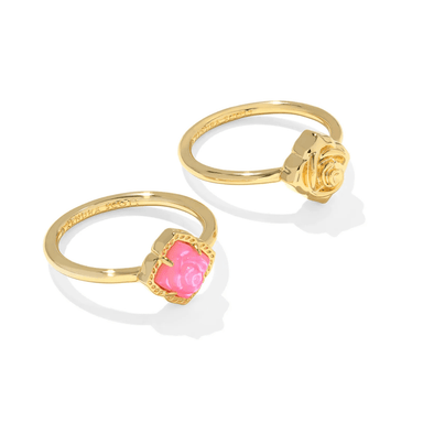 Kendra Scott Mallory Rose Ring Set - Gold - Kendra Scott