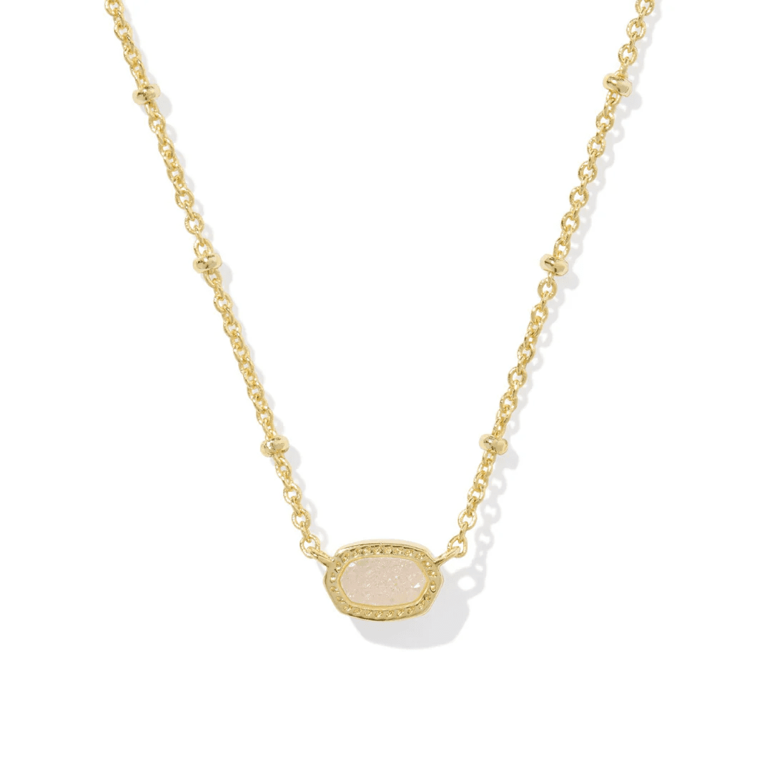 Kendra Scott Mini Elisa Gold Satellite - Iridescent Druzy - Kendra Scott