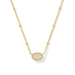 Kendra Scott Mini Elisa Gold Satellite - Iridescent Druzy - Kendra Scott