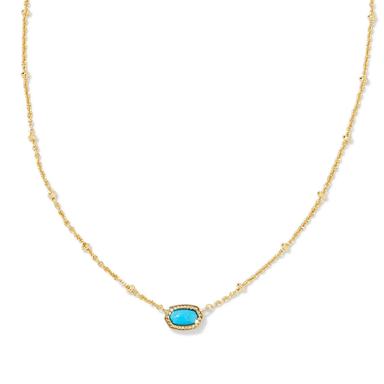 Kendra Scott Mini Elisa Necklace - Gold - Kendra Scott