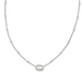 Kendra Scott Mini Elisa Necklace - Rhodium - Kendra Scott