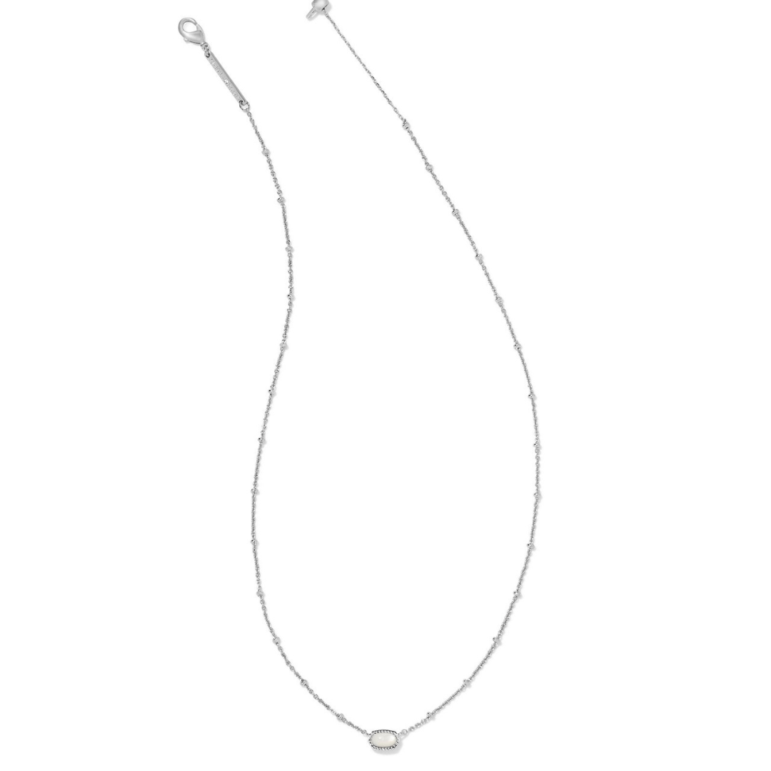 Kendra Scott Mini Elisa Necklace - Rhodium - Kendra Scott