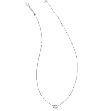 Kendra Scott Mini Elisa Necklace - Rhodium - Kendra Scott
