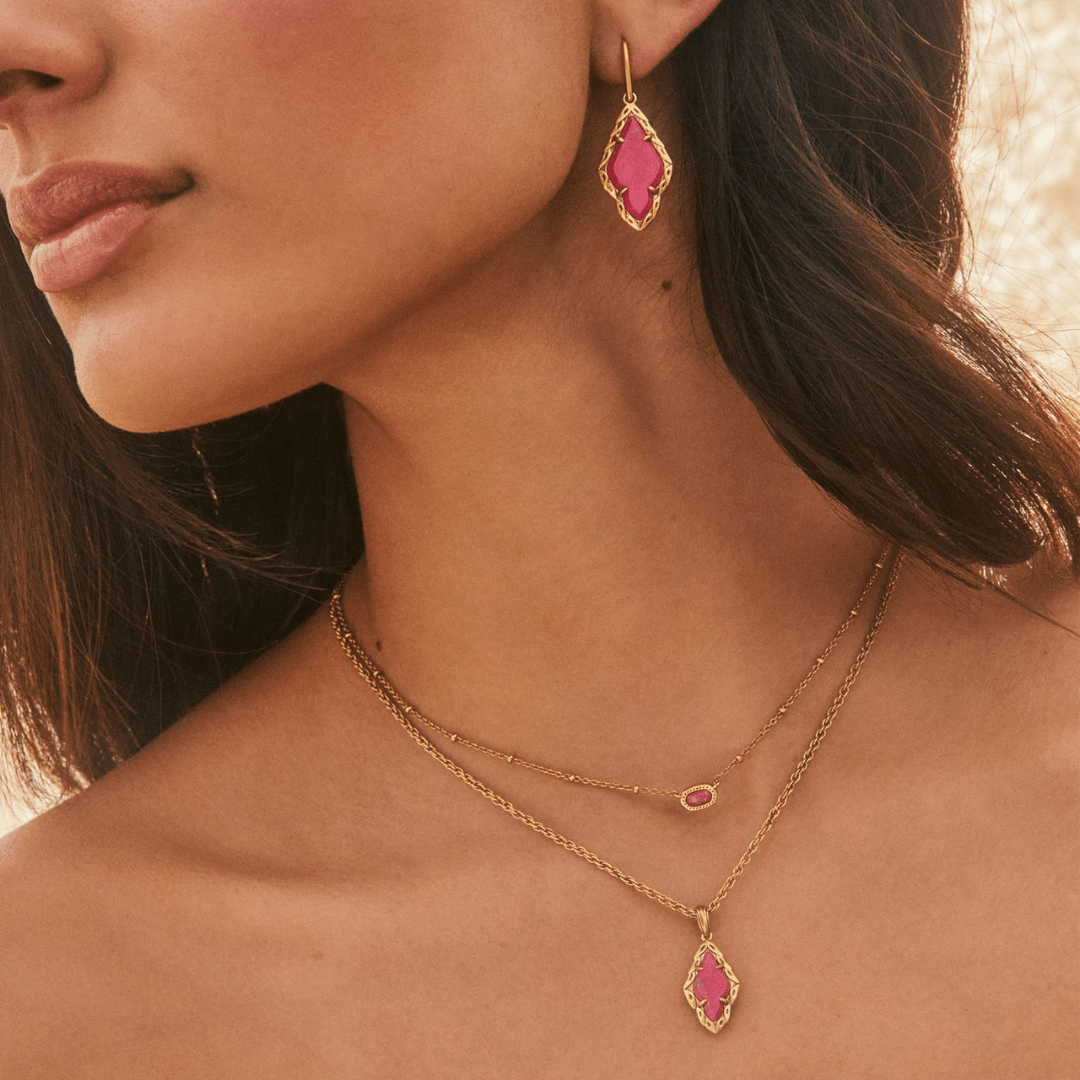 Kendra Scott Mini Elisa Satellite Necklace - Vintage Gold - Kendra Scott