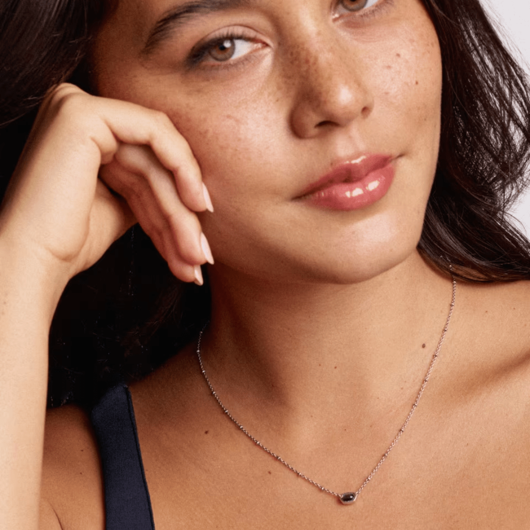 Kendra Scott Mini Elisa Satellite Necklace - Vintage Silver - Kendra Scott