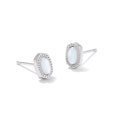 Kendra Scott Mini Ellie Stud Earrings - Rhodium - Kendra Scott