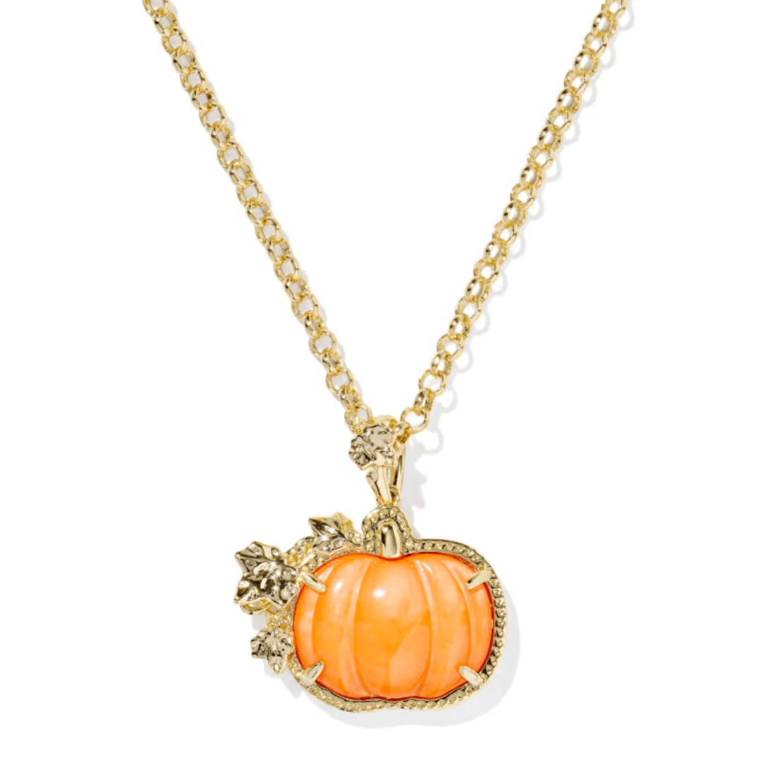 Kendra Scott Pumpkin Long Pendant Necklace - Kendra Scott