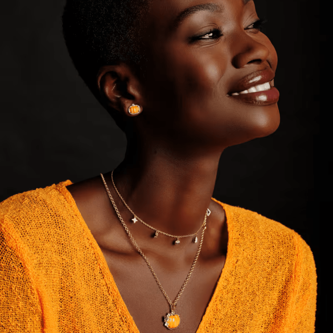 Kendra Scott Pumpkin Long Pendant Necklace - Kendra Scott