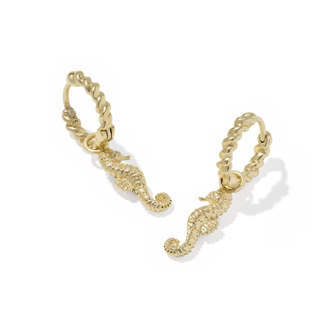 Kendra Scott Seahorse Huggie Earrings - Kendra Scott