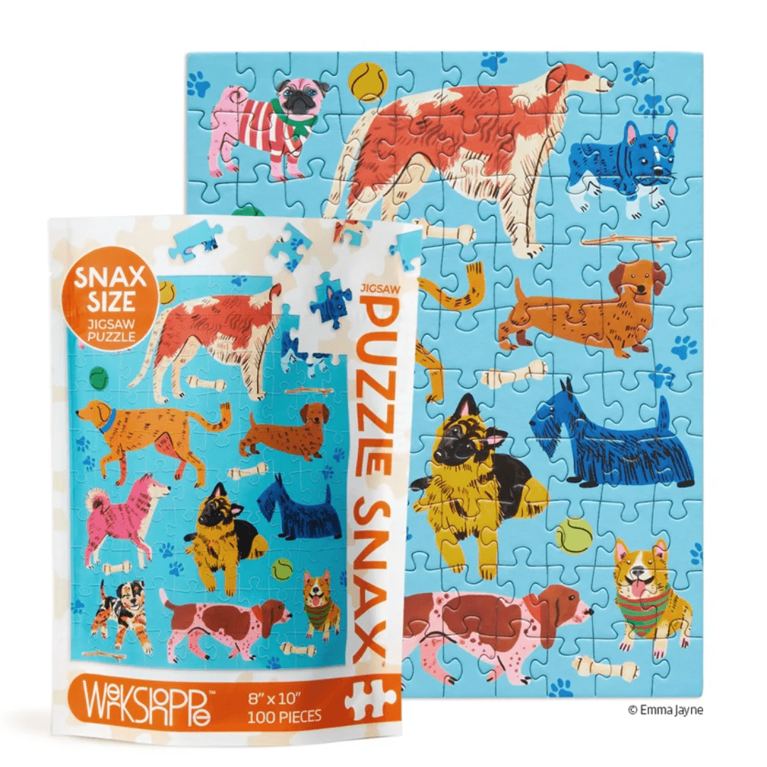 Kid's Puzzle Snax - Pooches Playtime - WerkShoppe