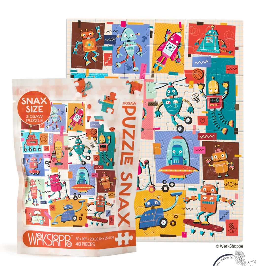Kid's Puzzle Snax - Robots - WerkShoppe