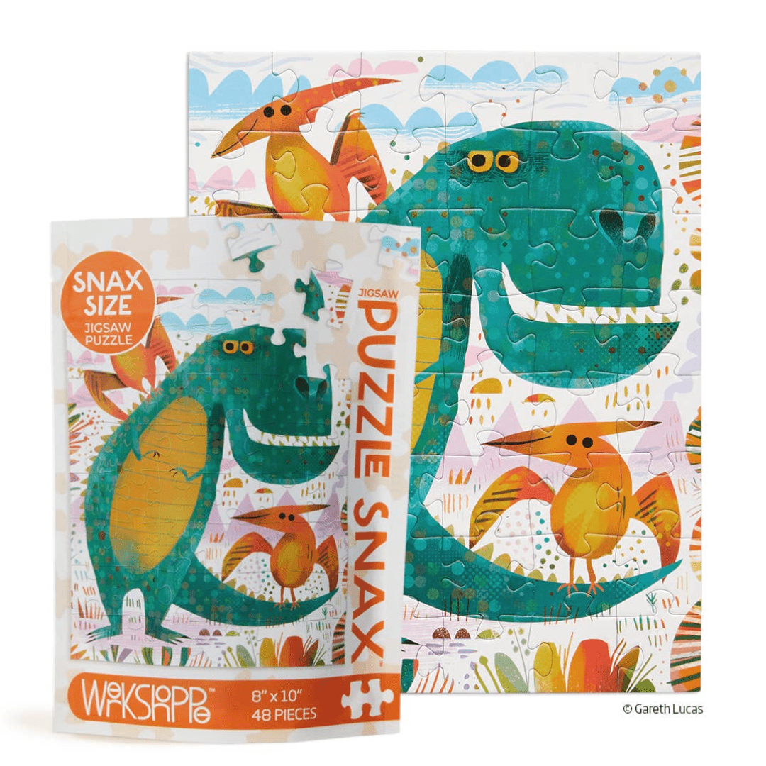 Kid's Puzzle Snax - T - Rex and Friends - WerkShoppe
