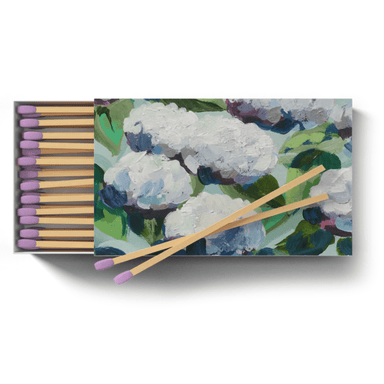 Kim Hovell Boxed Matches - Coastal Hydrangea - Annapolis Candle