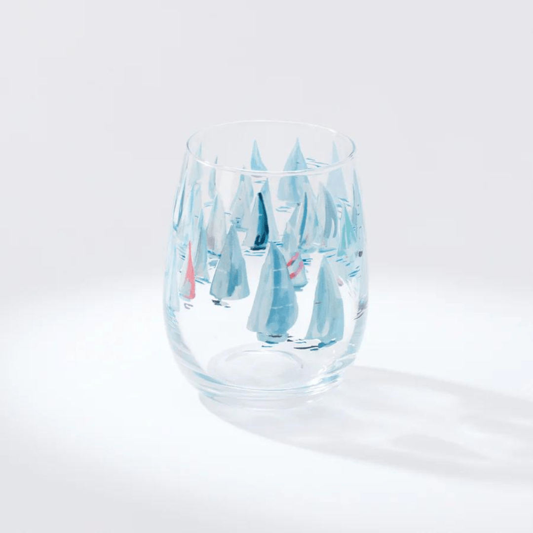Kim Hovell Stemless Wineglass - Kim Hovell