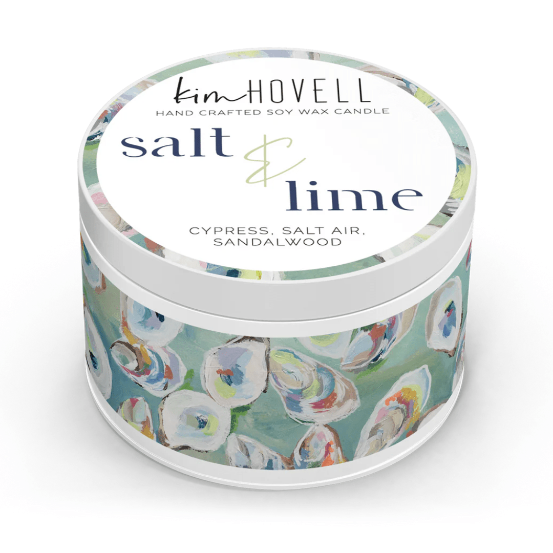 Kim Hovell Tin Candle - Salt & Lime Oyster - Annapolis Candle