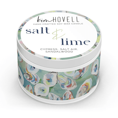 Kim Hovell Tin Candle - Salt & Lime Oyster - Annapolis Candle