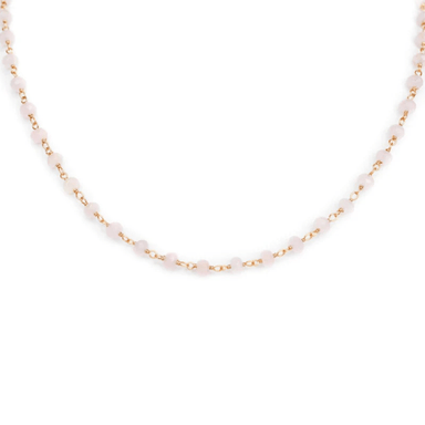 Kimberly James Beaded 3 - 4mm Choker Necklace - Rose Quartz - Kimberly James Jewelry