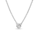 Kimberly James Brilliant Pendant Choker Necklace - Silver - Kimberly James Jewelry