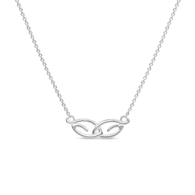 Kimberly James Forever Linked Heron Wing Necklace - Silver - Kimberly James Jewelry