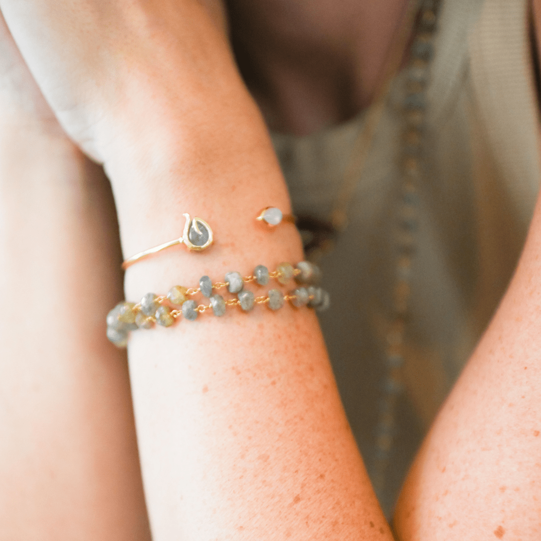 Kimberly James Jewelry Beaded Bracelet - Labradorite - Kimberly James Jewelry