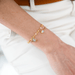 Kimberly James Jewelry Beaded Bracelet - Pearl & Golden Pyrite - Kimberly James Jewelry